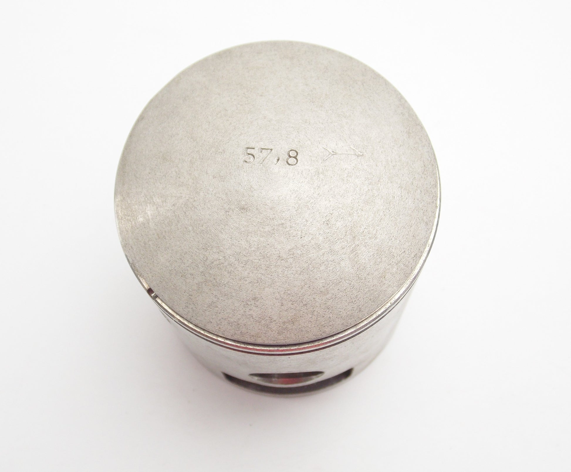 NOS ASSO WERKE PISTON  + RING + PIN + CLIPS DIAMETER 57.8 mm HIGHT 72 mm - MotoRaider