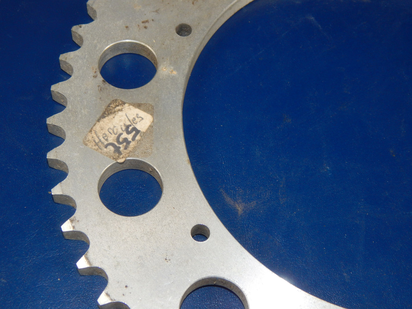 1970's ALLOY 55T REAR SPROCKET HERCULES DKW SACHS VINTAGE MOTOCROSS ENDURO ROAD - MotoRaider