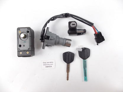 NOS OEM HONDA 2004-2007 VT750 KEY SET HELMET SIDE COVER LOCK 35010-MEG-640 - MotoRaider