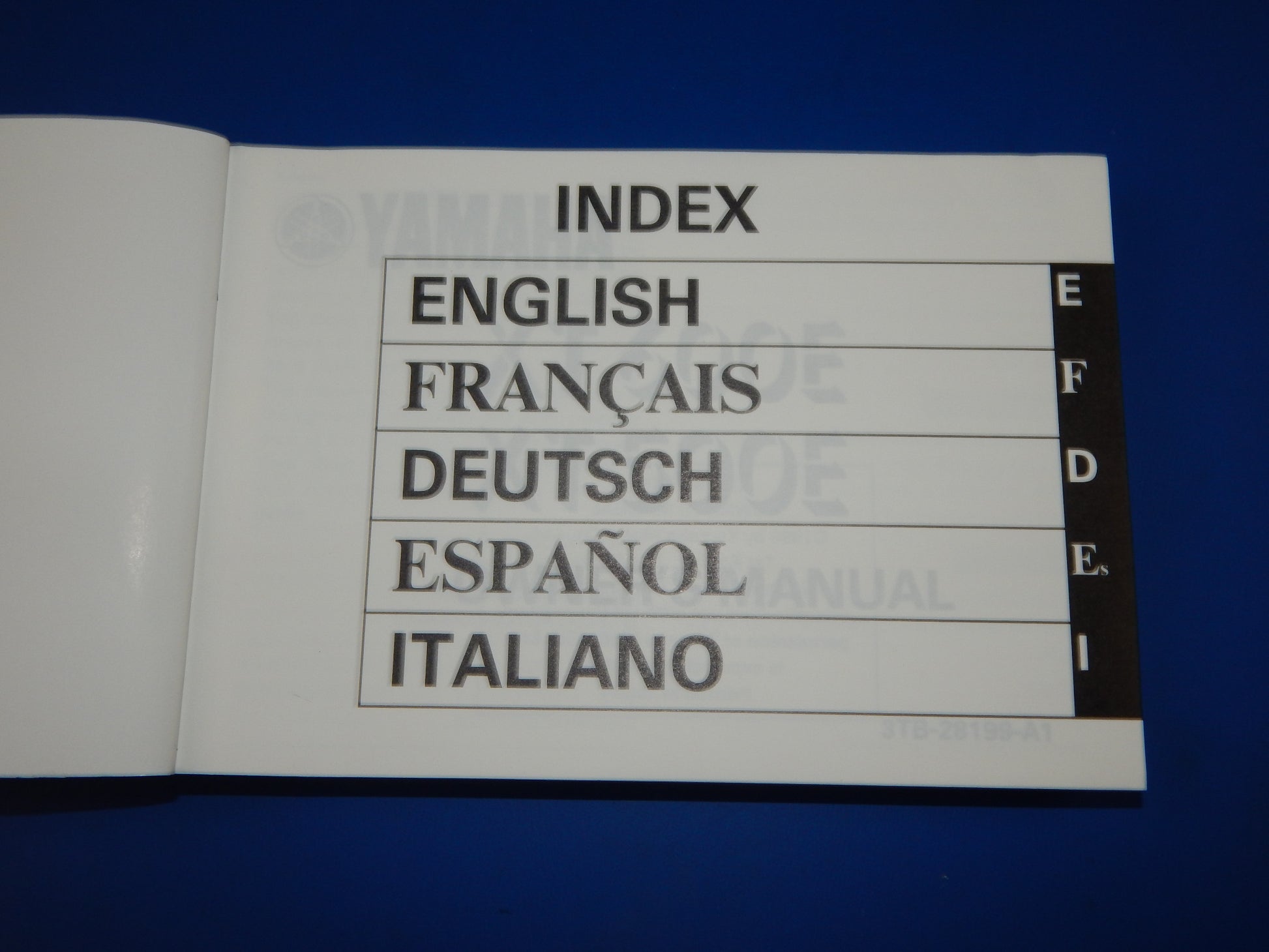 1990 YAMAHA XT 500E 600E USER OWNER MANUAL BOOK 3TB-28199-A1 MULTI LANGUAGE - MotoRaider