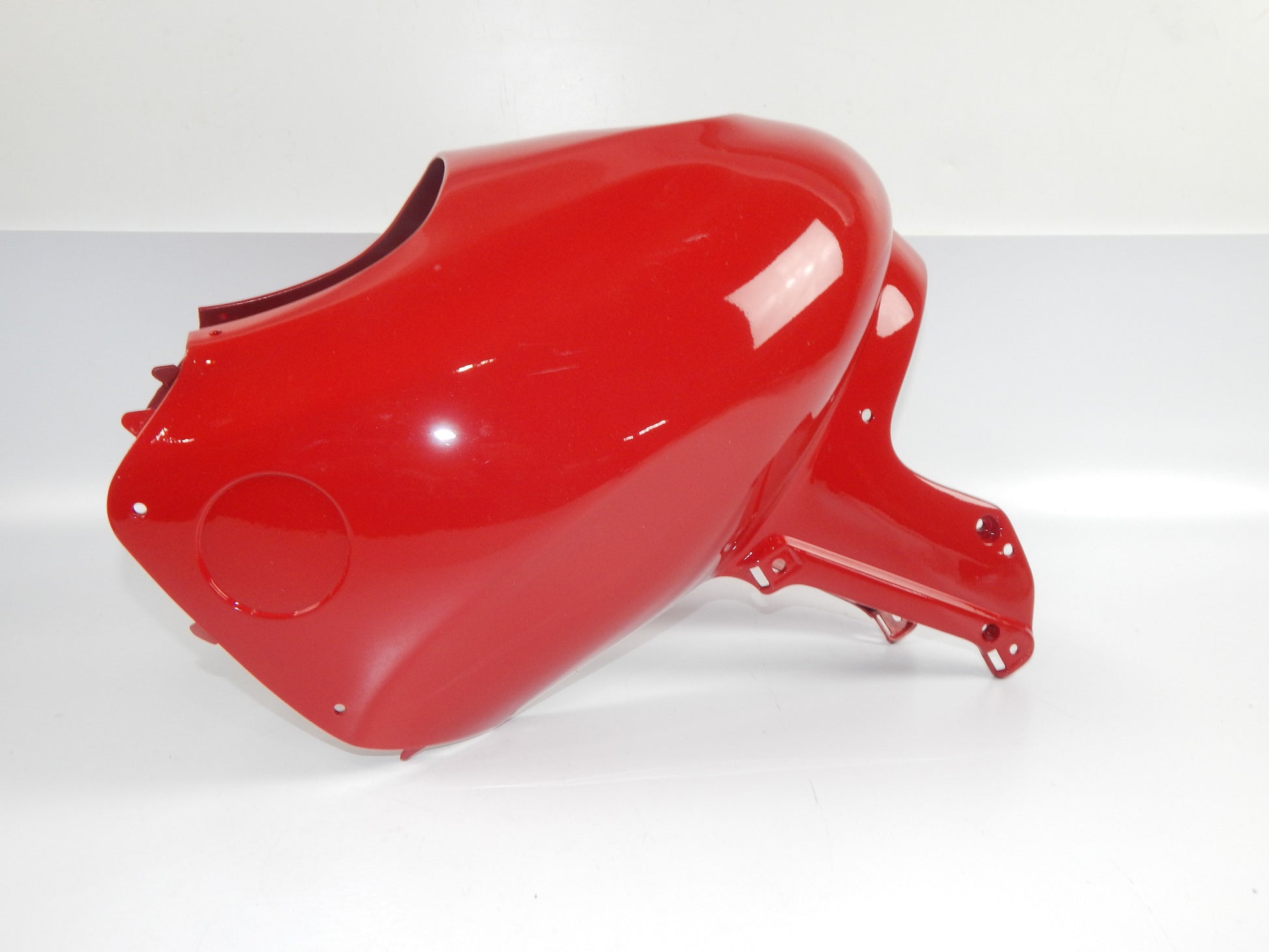 NOS 1993-2000 BMW F650 FUEL GAS TANK COVER PLASTIC SKIN RED 16112346103 ITALY - MotoRaider