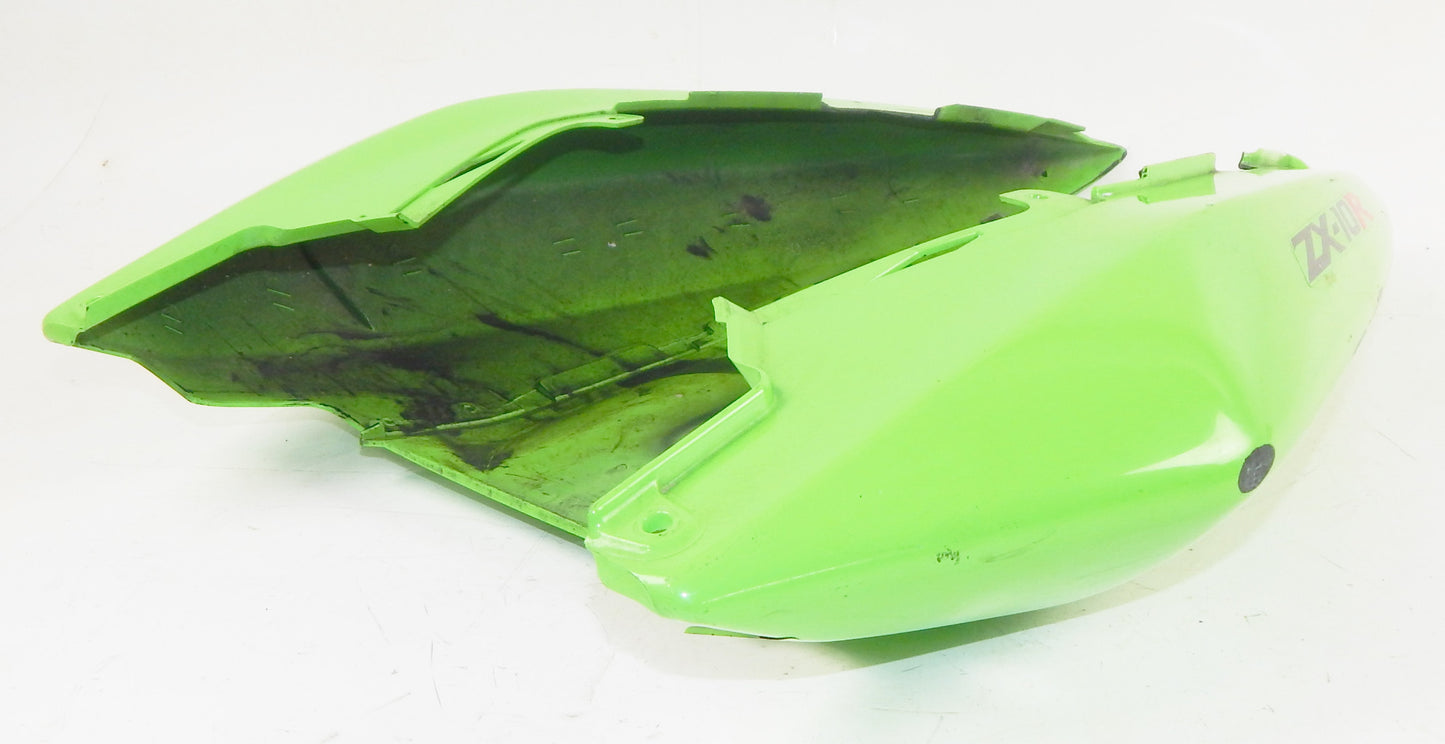 OEM KAWASAKI 2004-05 NINJA ZX10 ZX10R REAR TAIL FAIRING COVER GREEN 36040-0015 - MotoRaider