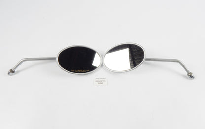 OEM HARLEY-DAVISON LEFT RIGHT REAR VIEW OVAL MIRROR SET 000031 - MotoRaider