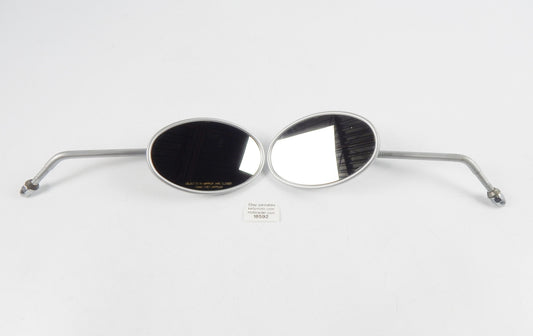OEM HARLEY-DAVISON LEFT RIGHT REAR VIEW OVAL MIRROR SET 000031 - MotoRaider