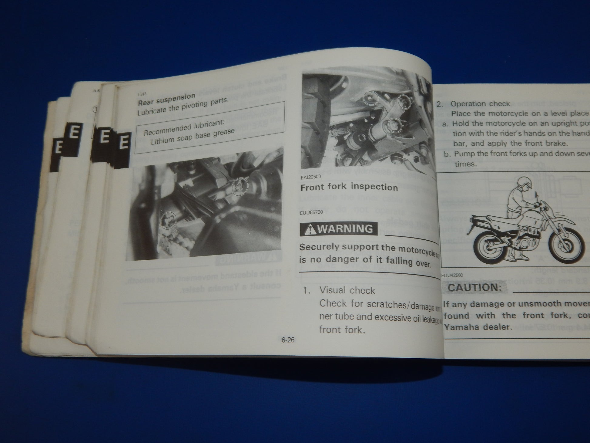 1989 YAMAHA XT 500E 600E USER OWNER MANUAL BOOK 3TB-28199-A0 MULTI LANGUAGE - MotoRaider