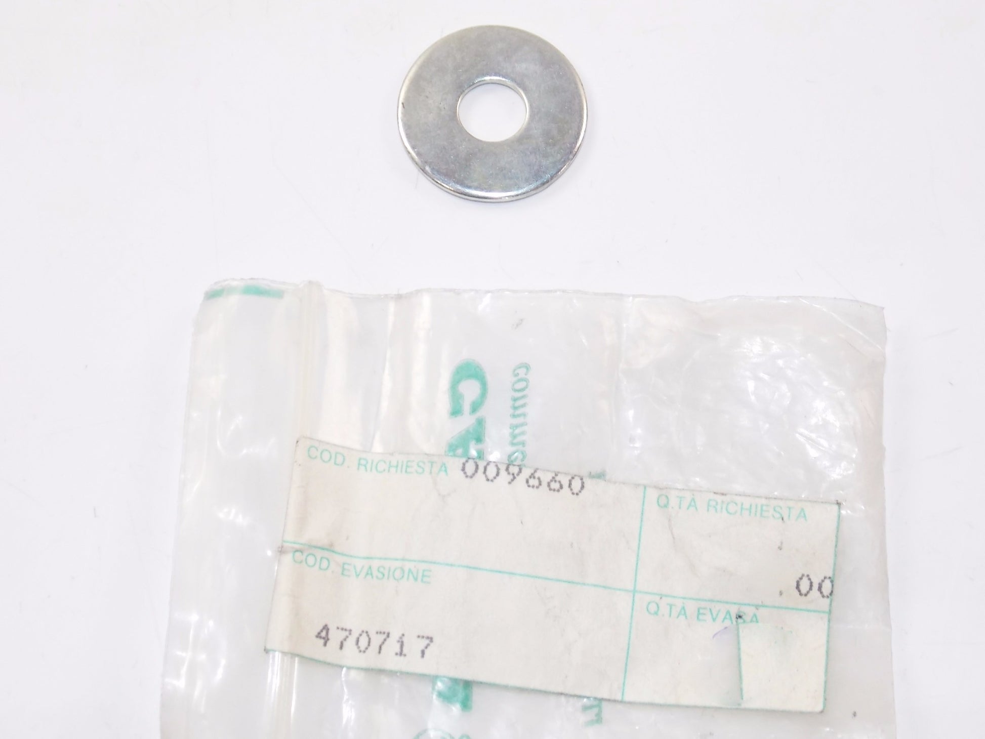 NOS OEM CAGIVA 1992 EXCALIBUR 350 | 501 MORINI WASHER 470717 - MotoRaider