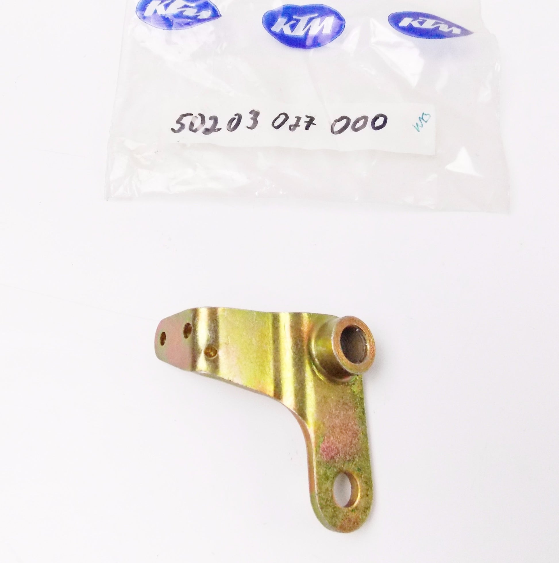 NOS OEM KTM 1988 125 MX/ENDURO LEVER STAND BRACKET 50203027000 | 502.03.027.000 - MotoRaider