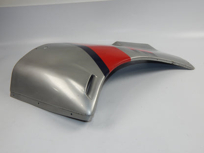 1980-90's YAMAHA FZ LMP FIBERGLASS RIGHT LOWER FAIRING PANEL COVER SILVER RED - MotoRaider