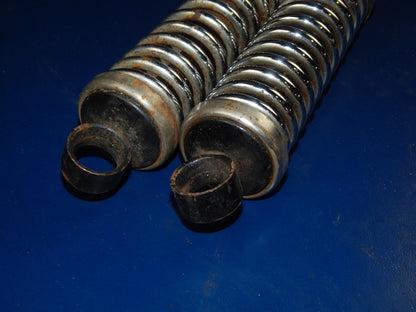 1pr VINTAGE MOTORCYCLE REAR SHOCKS SUSPENSION L=13.5" GILERA MORINI SACHS HONDA - MotoRaider
