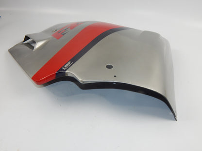 1980-90's YAMAHA FZ LMP FIBERGLASS RIGHT LOWER FAIRING PANEL COVER SILVER RED - MotoRaider