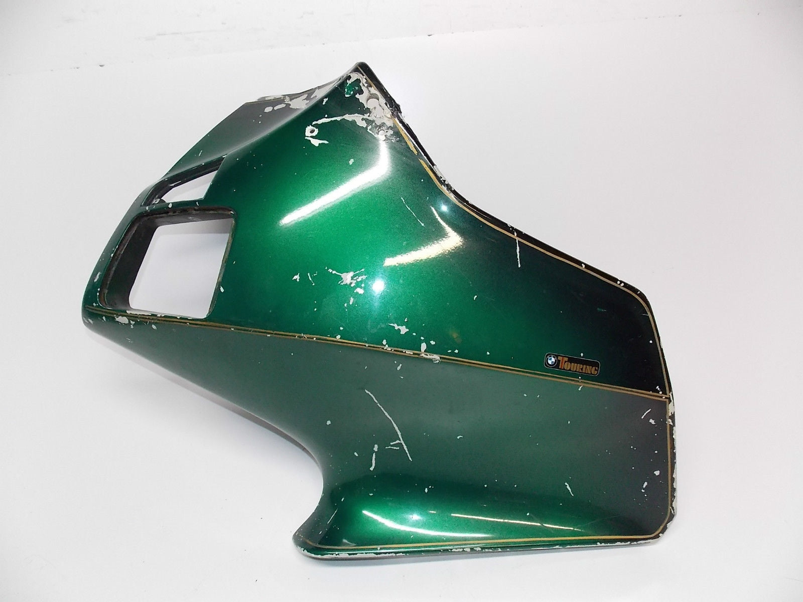 1981 BMW R100RT Boxer R100 RT R 100 GREEN Fairing Panel Left COWLING 12377710 - MotoRaider