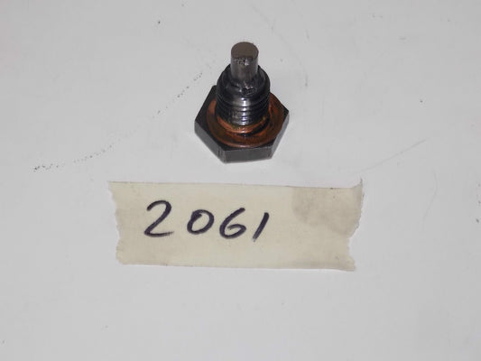1979 HUSQVARNA CR 390 MAGNETIC CRANKCASE OIL DRAIN PLUG 390CR 2061 - MotoRaider