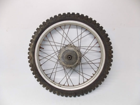 1978 KTM 400 MC5 GS MOTOCROSS VINTAGE AHRMA FRONT WHEEL SUN METAL RIM 21" - MotoRaider