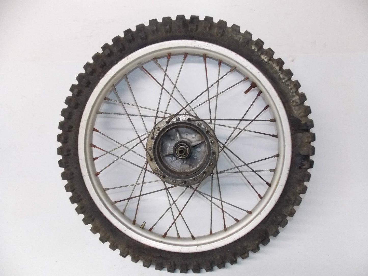 1978 KTM 400 MC5 GS MOTOCROSS VINTAGE AHRMA FRONT WHEEL SUN METAL RIM 21" - MotoRaider