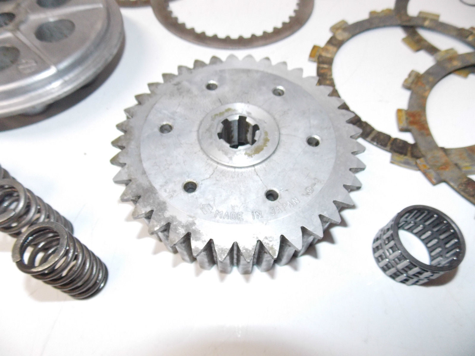 1979 SUZUKI RM250N CLUTCH ASSEMBLY MECHANISM PLATES RM VINTAGE AHRMA - MotoRaider