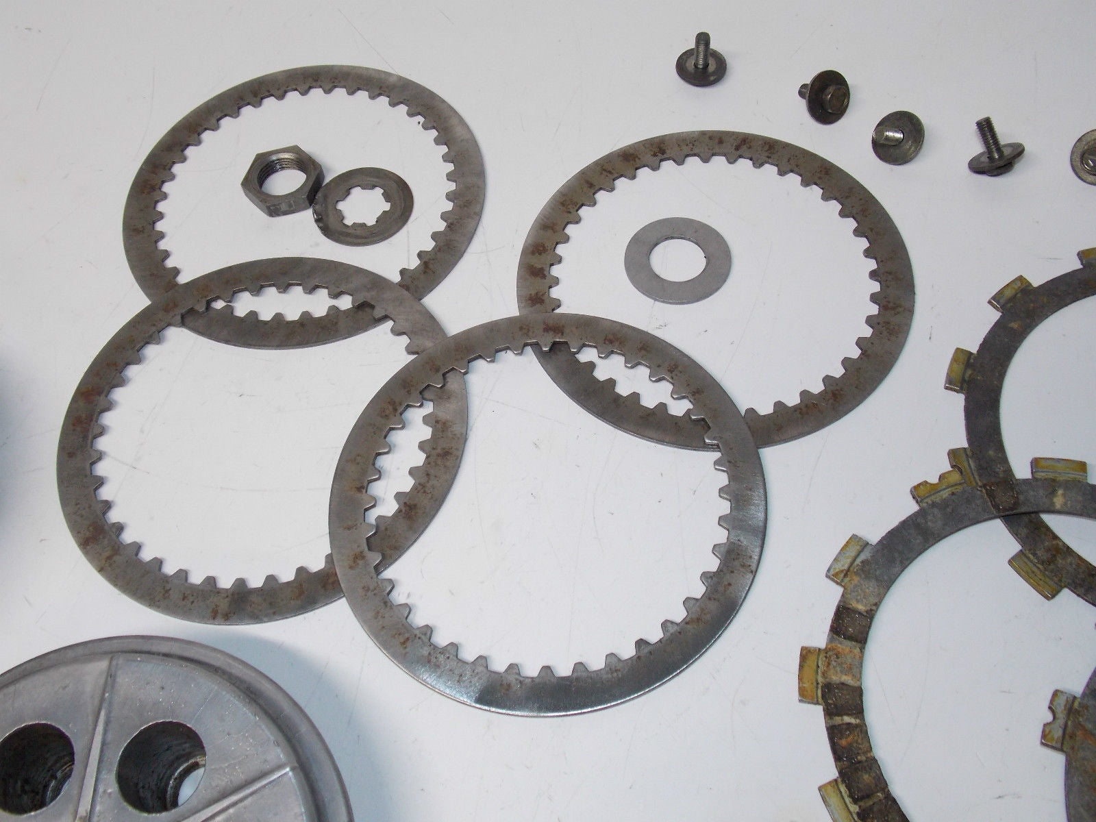 1979 SUZUKI RM250N CLUTCH ASSEMBLY MECHANISM PLATES RM VINTAGE AHRMA - MotoRaider