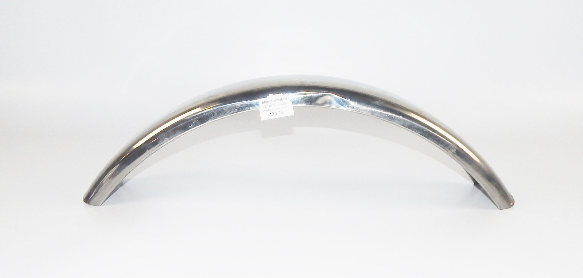 VINTAGE MOTORCYCLE STEEL MUD GUARD FRONT FENDER L=27" W=5" GILERA DUCATI FANTIC - MotoRaider