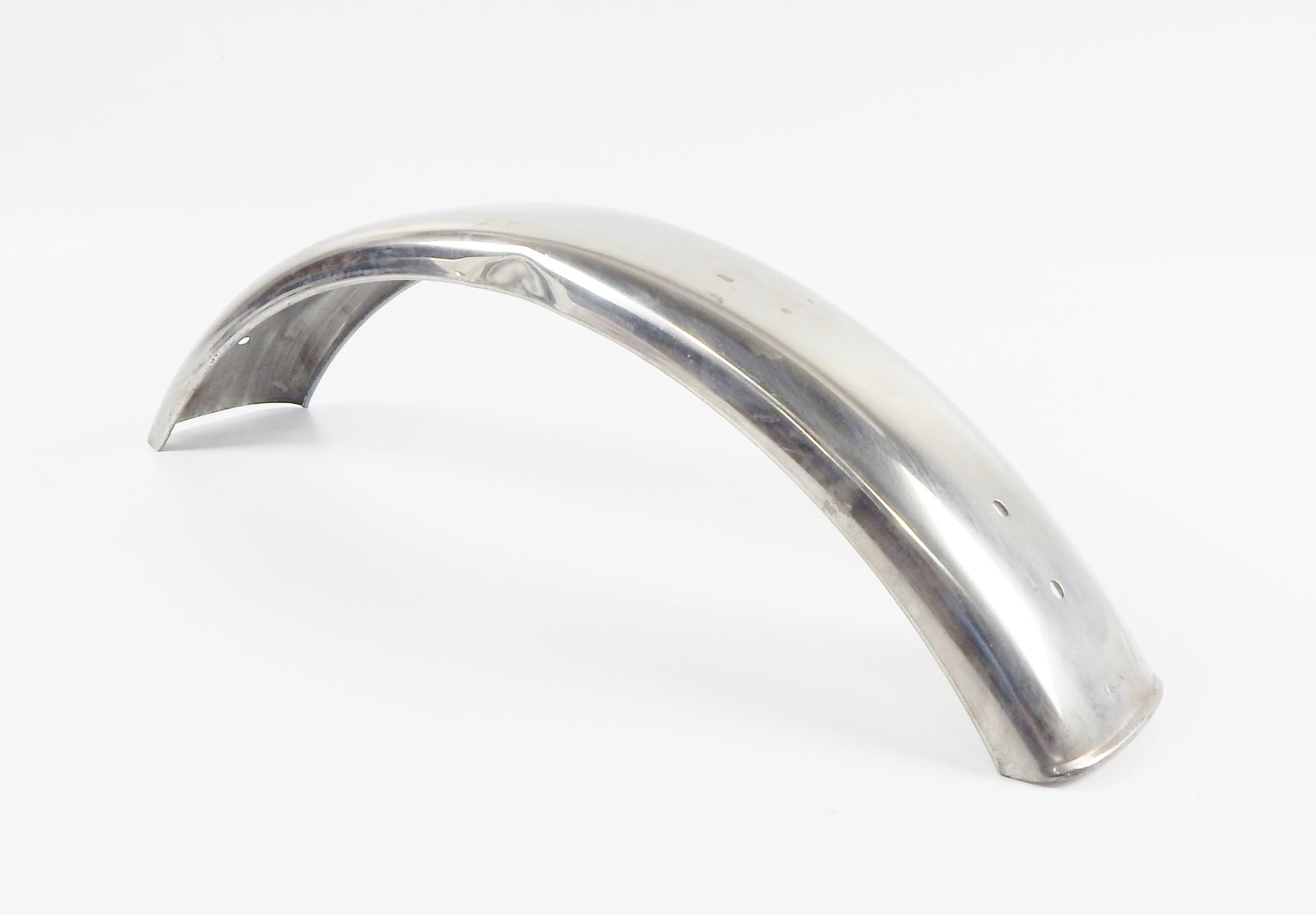 VINTAGE MOTORCYCLE STEEL MUD GUARD FRONT FENDER L=27" W=5" GILERA DUCATI FANTIC - MotoRaider