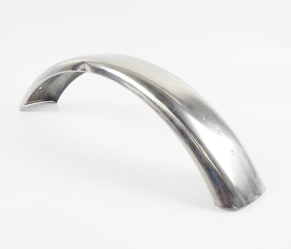VINTAGE MOTORCYCLE STEEL MUD GUARD FRONT FENDER L=27" W=5" GILERA DUCATI FANTIC - MotoRaider