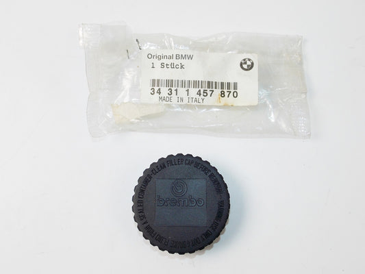 NOS BMW K100/1/1100 BREMBO BRAKE FLUID MASTER CAP LID TOP 341311457870 - MotoRaider