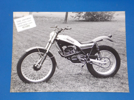 CAGIVA TR 7 TRIAL ORIGINAL DEALER PHOTO VINTAGE BROCHURE ITALY 7 In. x 9 1/2 In. - MotoRaider