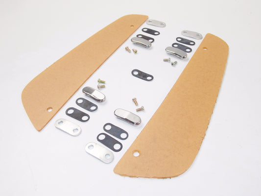 MAIER WINSHIELD CLEAR TOURING WING WINDOWS SET L. 11 1/4" x W. 2 3/4" 400 | 402 - MotoRaider
