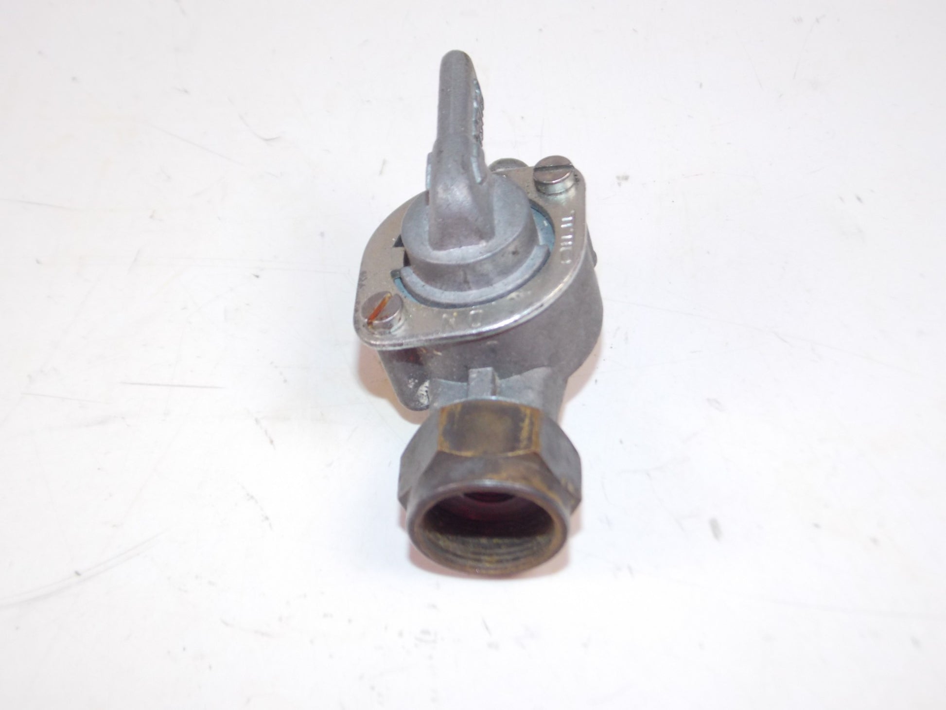 VINTAGE MOTORCYCLE FUEL PETROL GAS TANK PETCOCK VALVE THREAD=15mm BETA APRILIA - MotoRaider