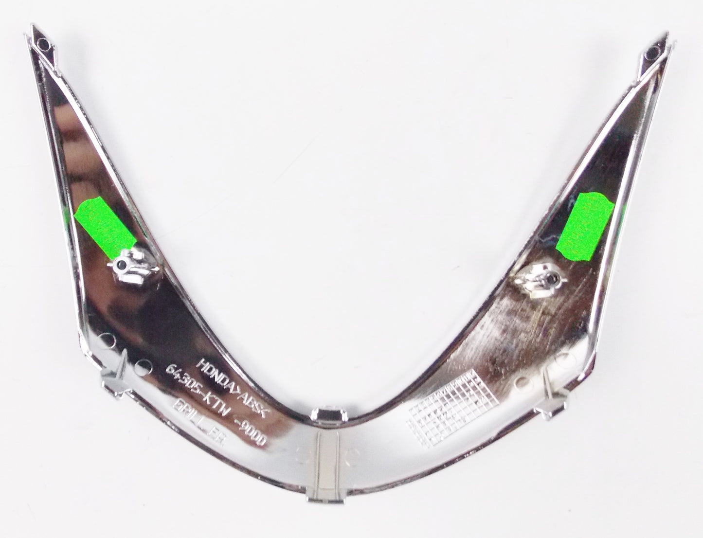 NOS OEM HONDA SCOOTER SH300 2007-2011 FRONT GRILL MOLDING 64305-KTW-900 - MotoRaider