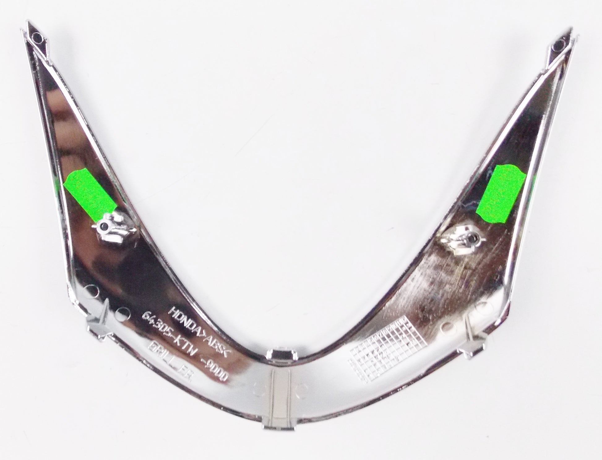 NOS OEM HONDA SCOOTER SH300 2007-2011 FRONT GRILL MOLDING 64305-KTW-900 - MotoRaider