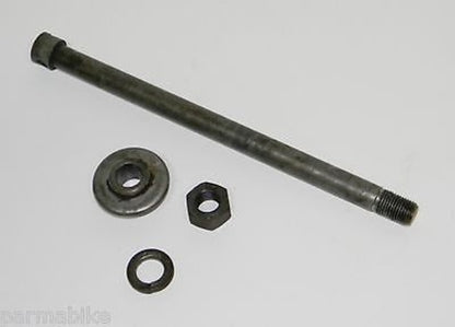 1971 Yamaha AT-1 .. FRONT WHEEL AXLE .. AT1 spacer nut - MotoRaider