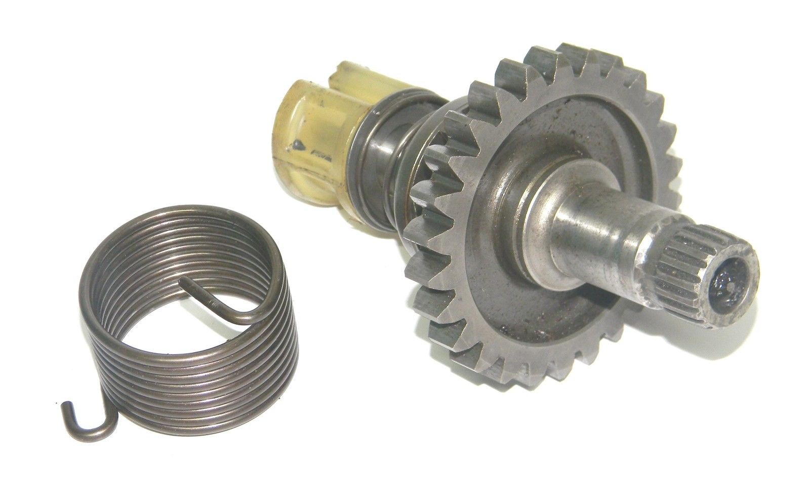 1981-82 Suzuki RM465 . KICK STARTER MECHANISM . RM shaft spring gear ratchet #1 - MotoRaider