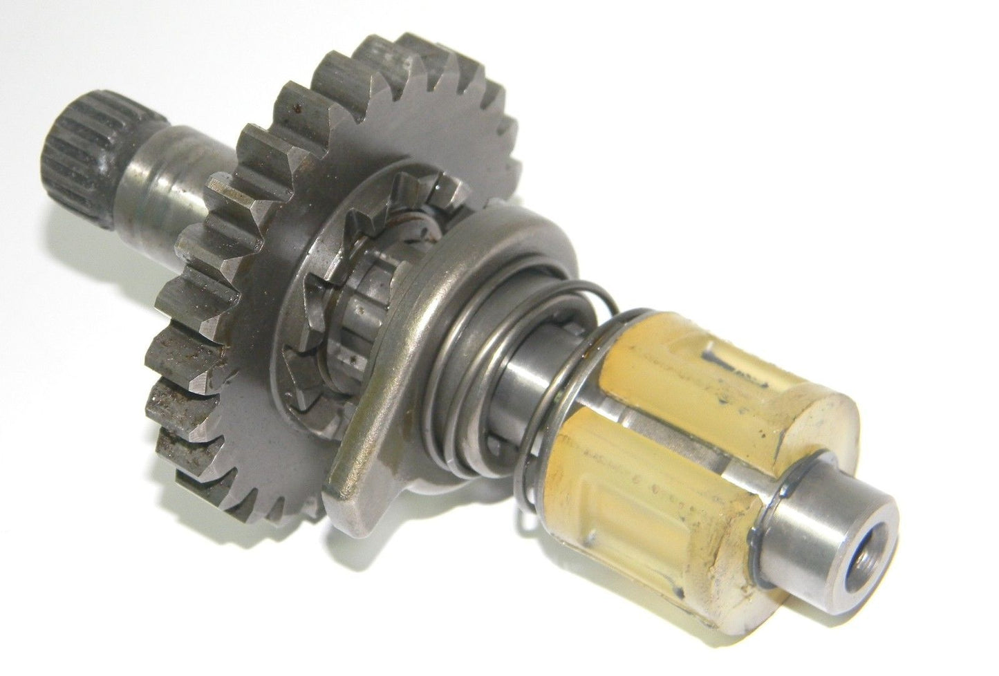 1981-82 Suzuki RM465 . KICK STARTER MECHANISM . RM shaft spring gear ratchet #1 - MotoRaider
