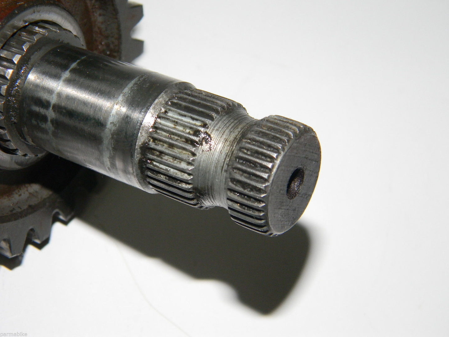 1976 Yamaha YZ250C ... KICK STARTER SHAFT ... YZ 250 spring ratchet crank - MotoRaider