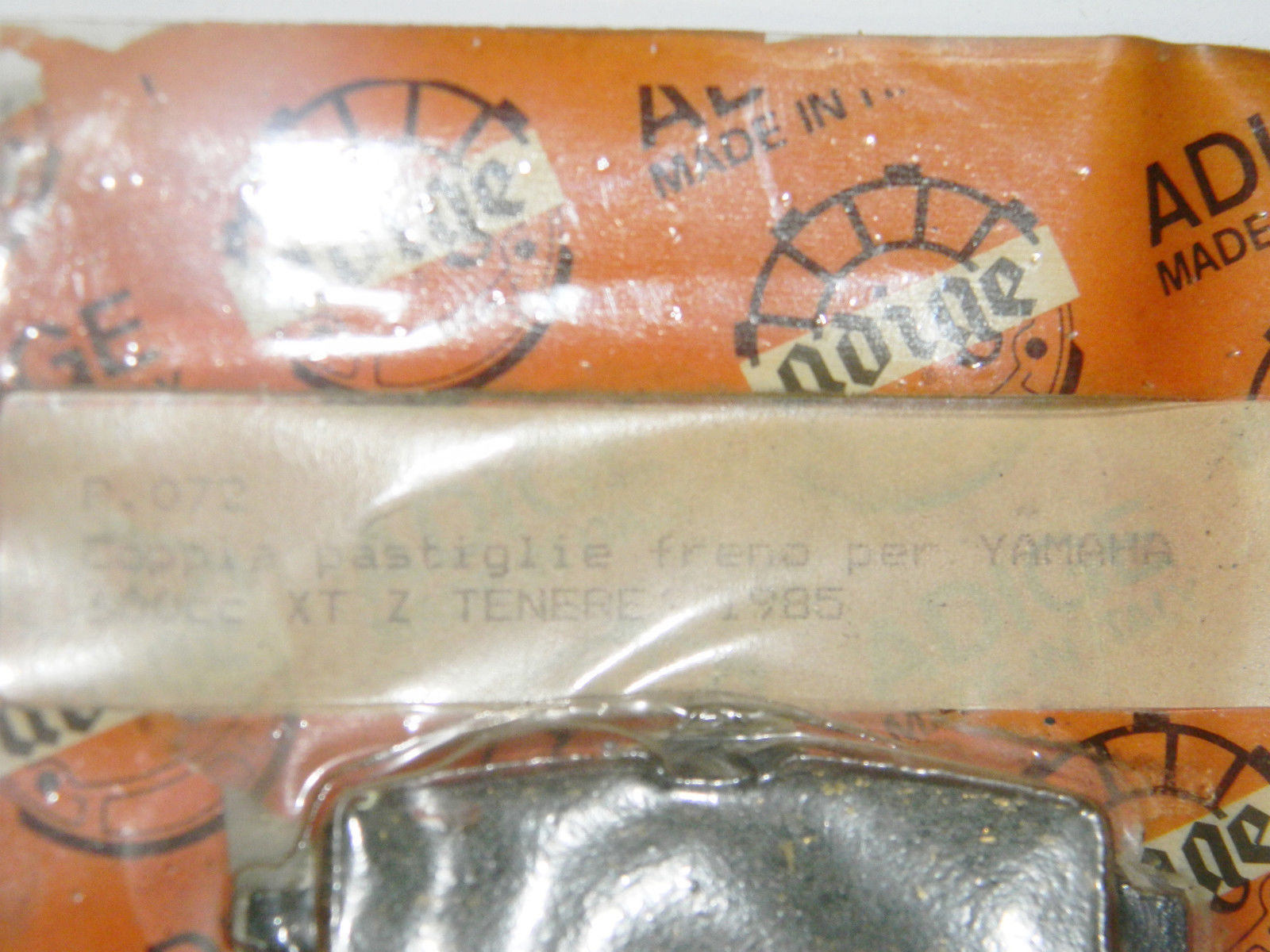 1985 1990 Yamaha BRAKE PADS XT Z 600 Tenere' - MotoRaider