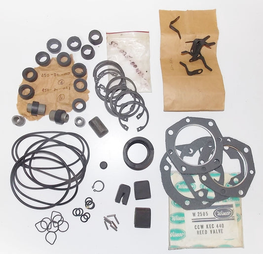 NOS Puch Allstate MIXED PART LOT Rubber O-Ring Clip Insert Seal Connector gasket - MotoRaider