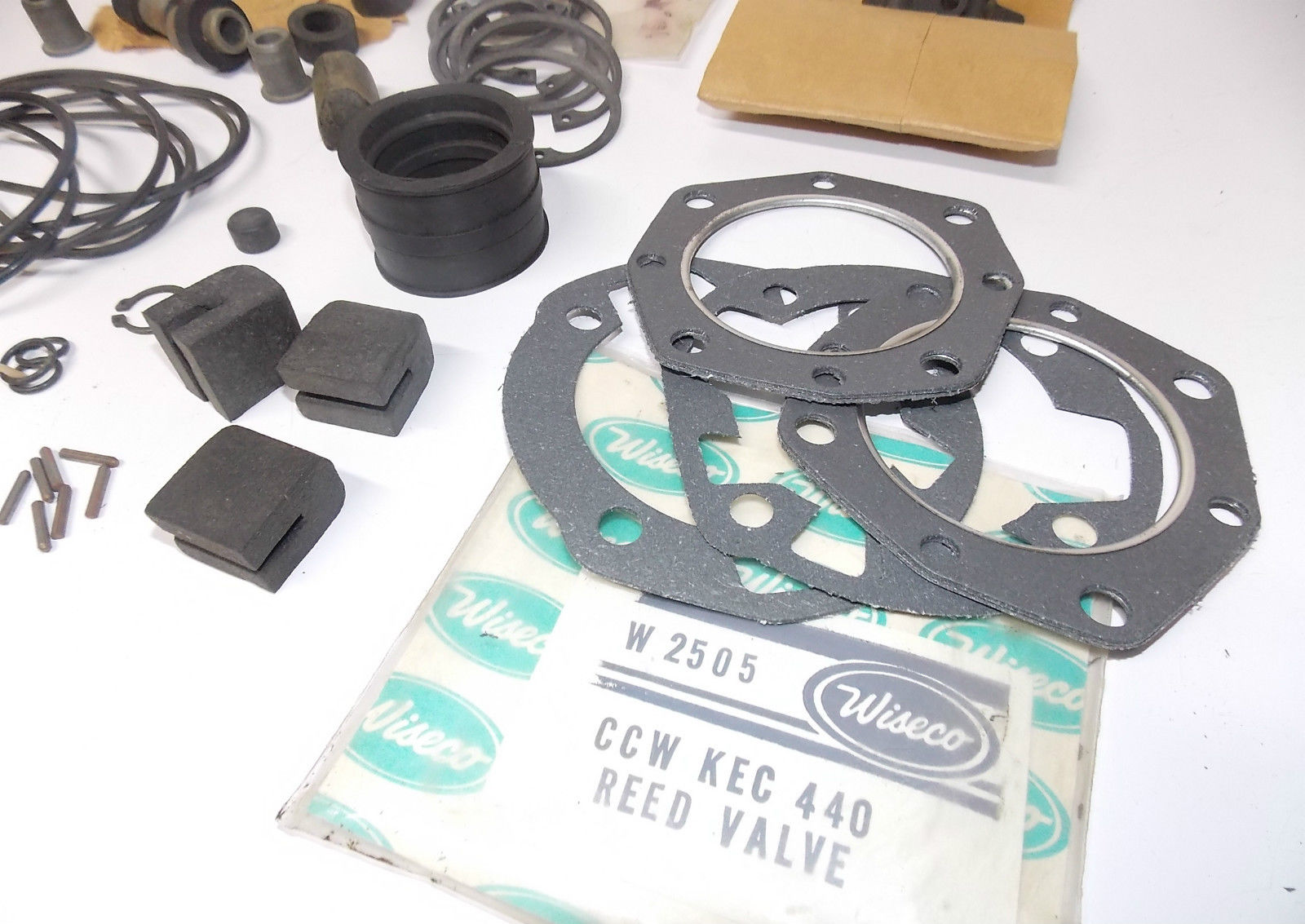 NOS Puch Allstate MIXED PART LOT Rubber O-Ring Clip Insert Seal Connector gasket - MotoRaider