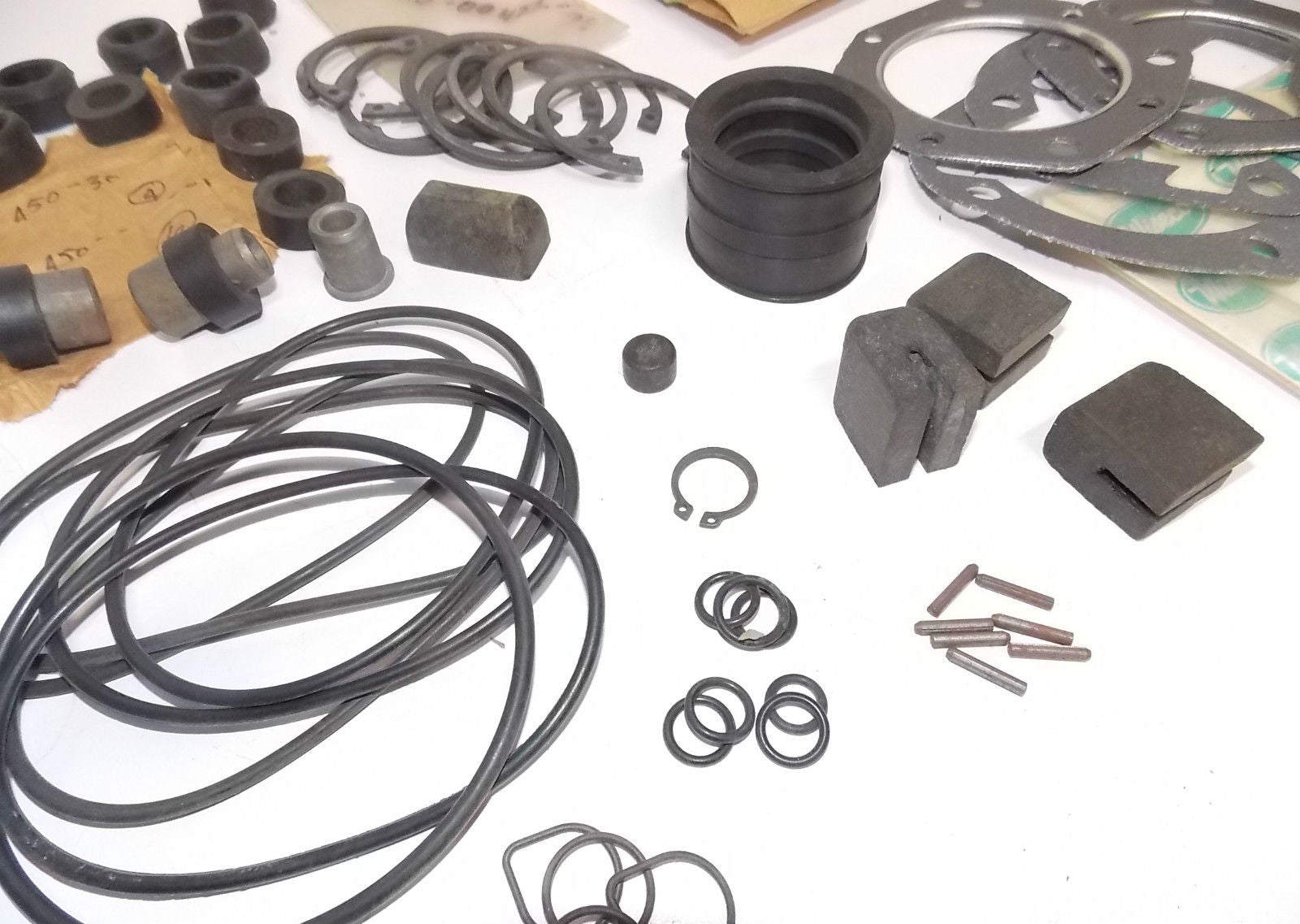 NOS Puch Allstate MIXED PART LOT Rubber O-Ring Clip Insert Seal Connector gasket - MotoRaider