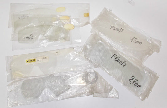 Vintage GOGGLES Tear Off SHIELDS Motocross Enduro Visors Baruffaldi Oakley Scott - MotoRaider