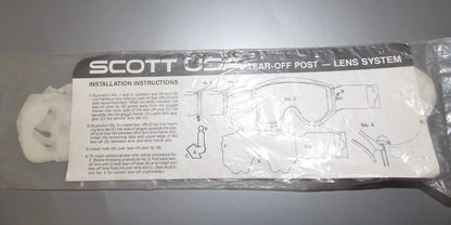 Vintage GOGGLES Tear Off SHIELDS Motocross Enduro Visors Baruffaldi Oakley Scott - MotoRaider