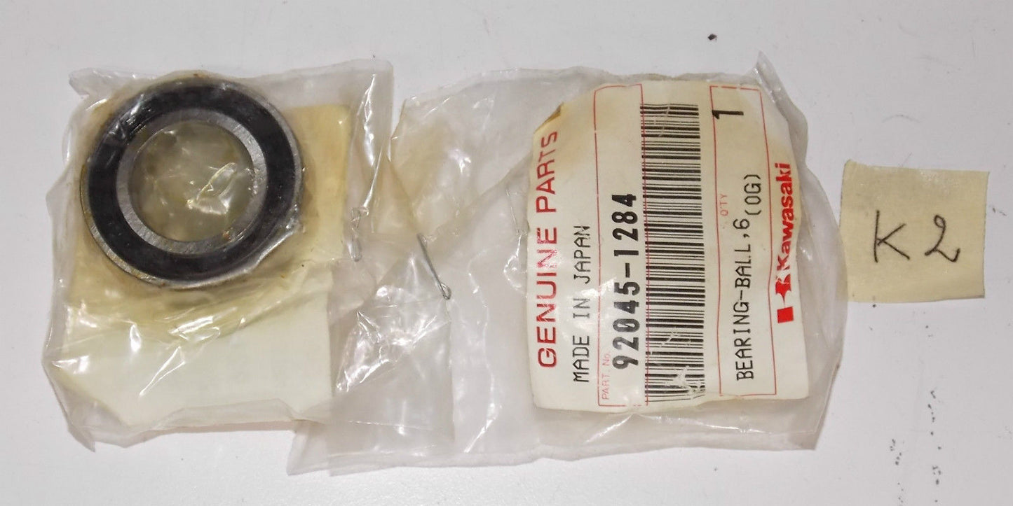 NOS OEM KAWASAKI 1993 2012 KX125 KX250 KX500 KX450 KLX450 HUB BEARING 92045-1284 - MotoRaider