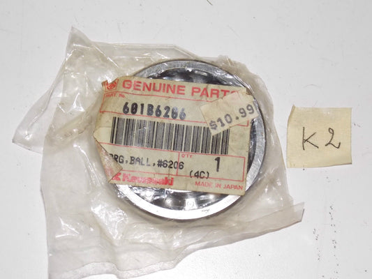 NOS KAWASAKI 1972 2012 KVF650 KSV700 KVF360 KZ1000 ZX1000 BALL BEARING 601B6206 - MotoRaider