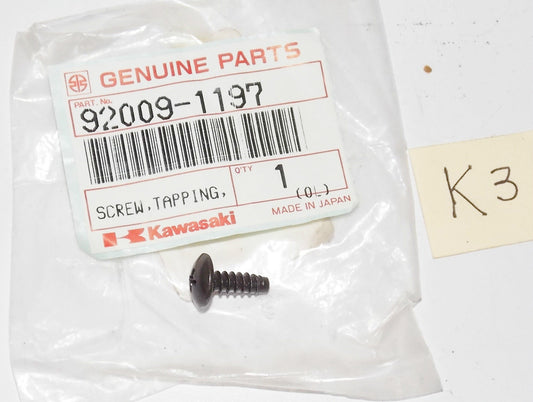 NOS Kawasaki 1984 2012 PRAIRIE NINJA ELIMINATOR BRUTE VERSYS SCREW 92009-1197 - MotoRaider