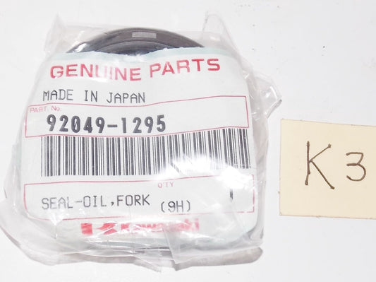 NOS KAWASAKI 1981 1992 KZ1000 KZ1100 KX250 KX500 KDX200 FORK OIL SEAL 92049-1295 - MotoRaider