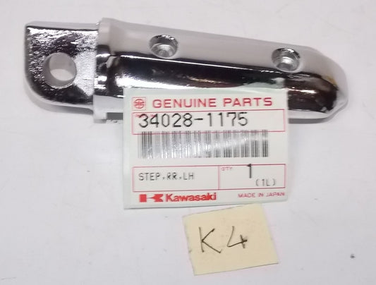 NEW OEM KAWASAKI 1987 2006 VN750 REAR LEFT FOOT PEG STAND 34028-1175 - MotoRaider