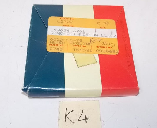 NEW KAWASKI 1986 1996 JF650 JS300 JL650 JB650 PISTON RING SET OS 1.00 13024-3701 - MotoRaider