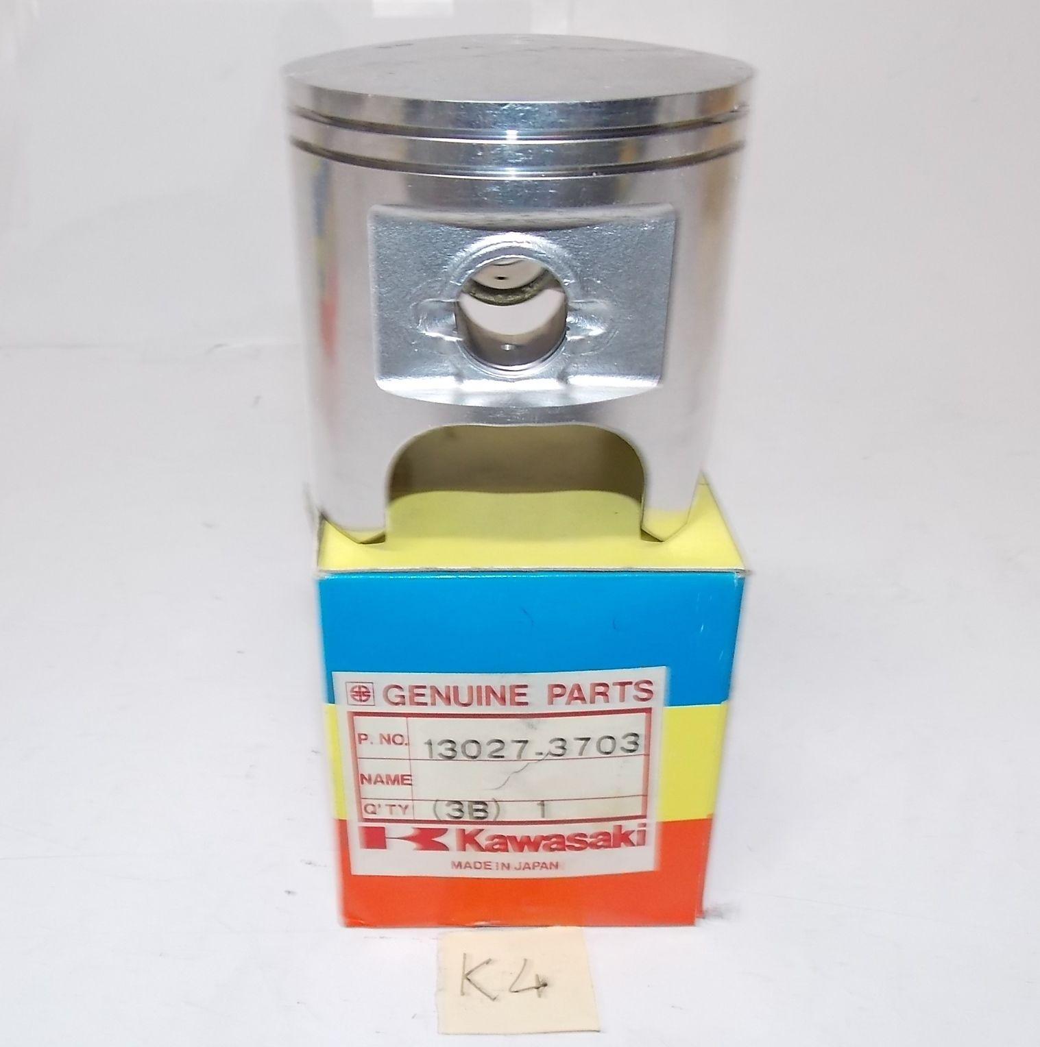 NOS KAWASKI 1986 1987 1988 1990 1993 JF650 JS300 JB650 PISTON OS 1.00 13027-3703 - MotoRaider