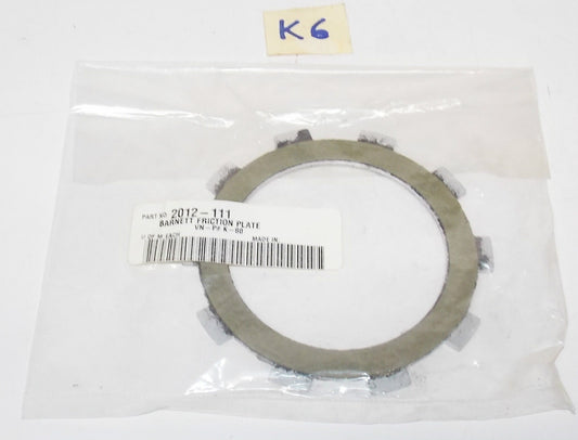 1995 1996 1997 KAWASAKI KH100 KH 100 BARNETT CLUTCH FIBER DISC 2012-111 NEW NOS - MotoRaider
