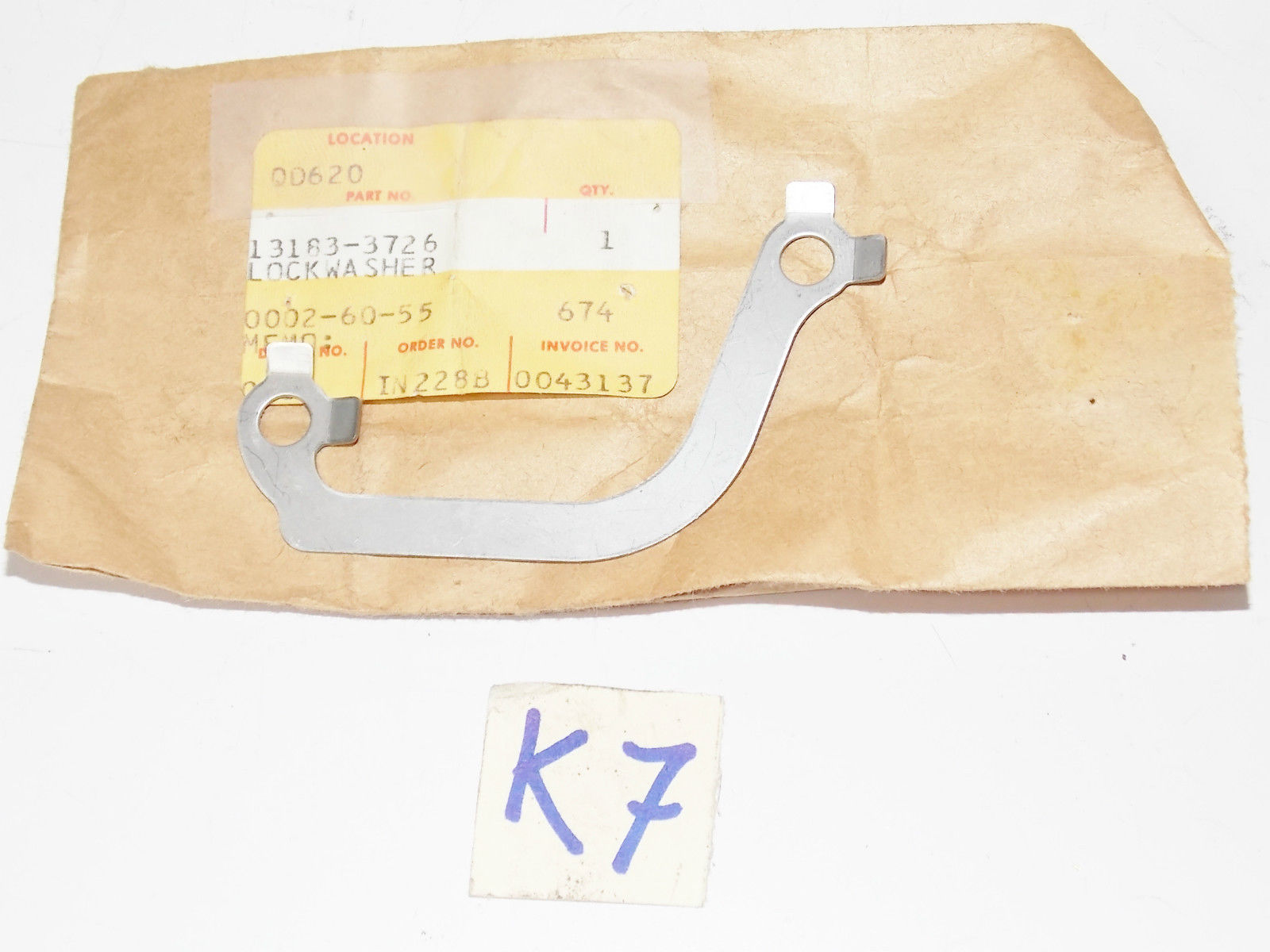 KAWASAKI 1986 1989 1992 1996 1999 JF650 JB650 JS650 JT750 LOCKWASHER 13183-3726 - MotoRaider
