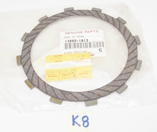 KAWASAKI 1981 2009 KZ1000 EN450 EX250 KZ750 EX500 EL250 CLUTCH PLATE 13088-1013 - MotoRaider