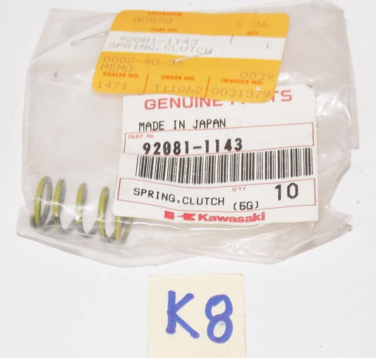 KAWASAKI 1979 1982 1985 1990 1994 1999 2003 KX80 KX60 CLUTCH SPRING 92081-1143 - MotoRaider